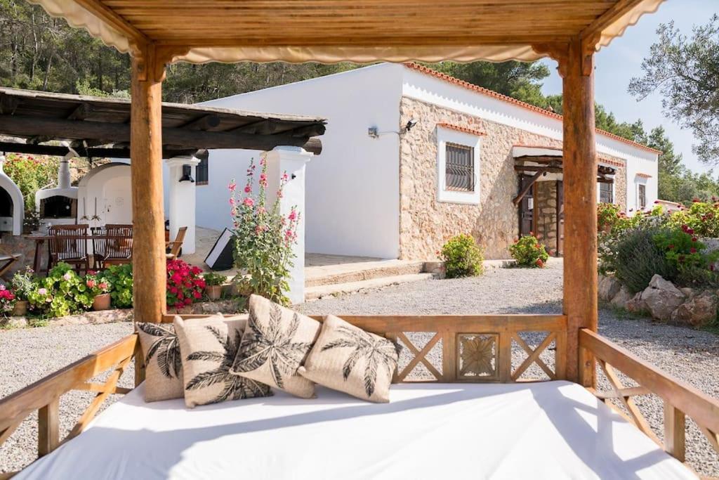 Casa Can Lluc Con Piscina, Jardin Y Vista Al Campo Sant Miquel De Balansat ภายนอก รูปภาพ