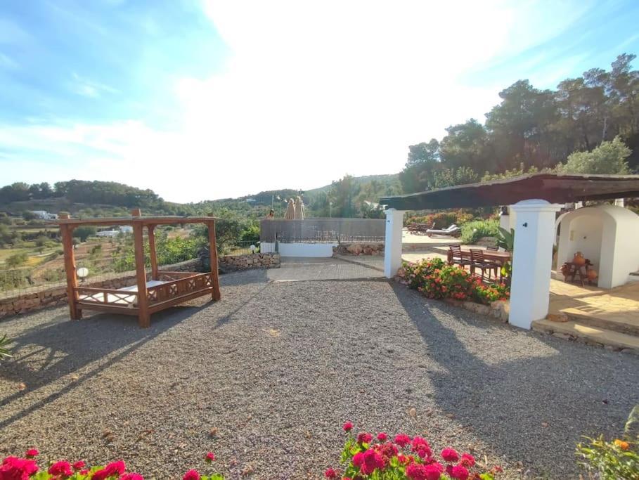 Casa Can Lluc Con Piscina, Jardin Y Vista Al Campo Sant Miquel De Balansat ภายนอก รูปภาพ