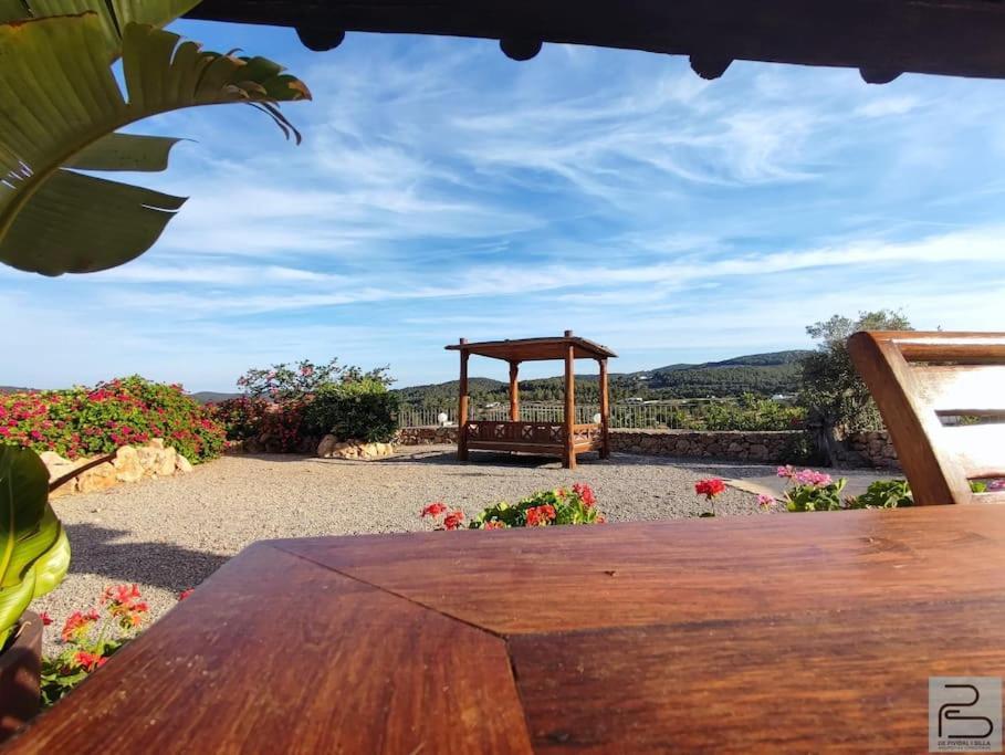 Casa Can Lluc Con Piscina, Jardin Y Vista Al Campo Sant Miquel De Balansat ภายนอก รูปภาพ