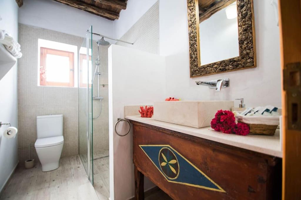 Casa Can Lluc Con Piscina, Jardin Y Vista Al Campo Sant Miquel De Balansat ภายนอก รูปภาพ
