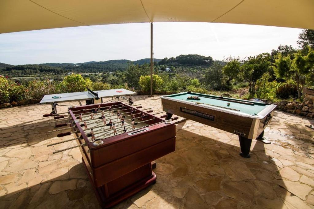 Casa Can Lluc Con Piscina, Jardin Y Vista Al Campo Sant Miquel De Balansat ภายนอก รูปภาพ
