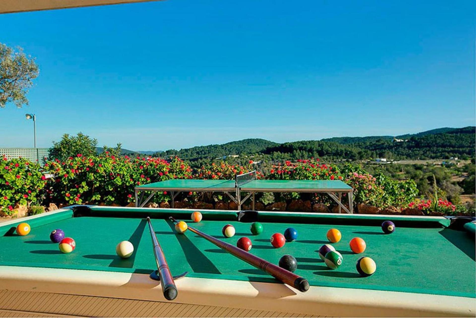 Casa Can Lluc Con Piscina, Jardin Y Vista Al Campo Sant Miquel De Balansat ภายนอก รูปภาพ